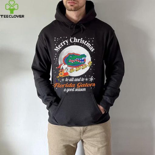 Peanuts Snoopy Merry Christmas To All And To All A Florida Gators A Good Season Shirt