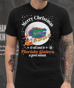 Peanuts Snoopy Merry Christmas To All And To All A Florida Gators A Good Season Shirt