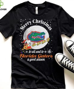 Peanuts Snoopy Merry Christmas To All And To All A Florida Gators A Good Season Shirt