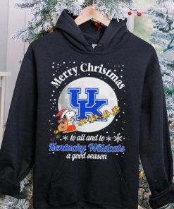 Peanuts Snoopy Merry Christmas To All And To All A Kentucky Wildcats A Good Season Shirt