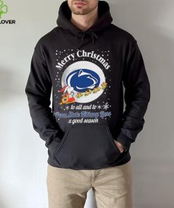 Peanuts Snoopy Merry Christmas To All And To All A Penn State Nittany Lions A Good Season Shirt