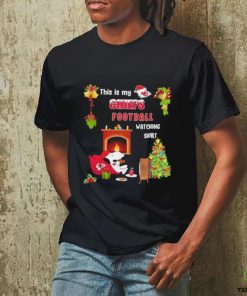 Peanuts Snoopy This Is My Kansas City Chiefs Football Watching Christmas Shirt 2 Peanuts Snoopy This Is My Kansas City Chiefs Football Watching Christmas Shirt