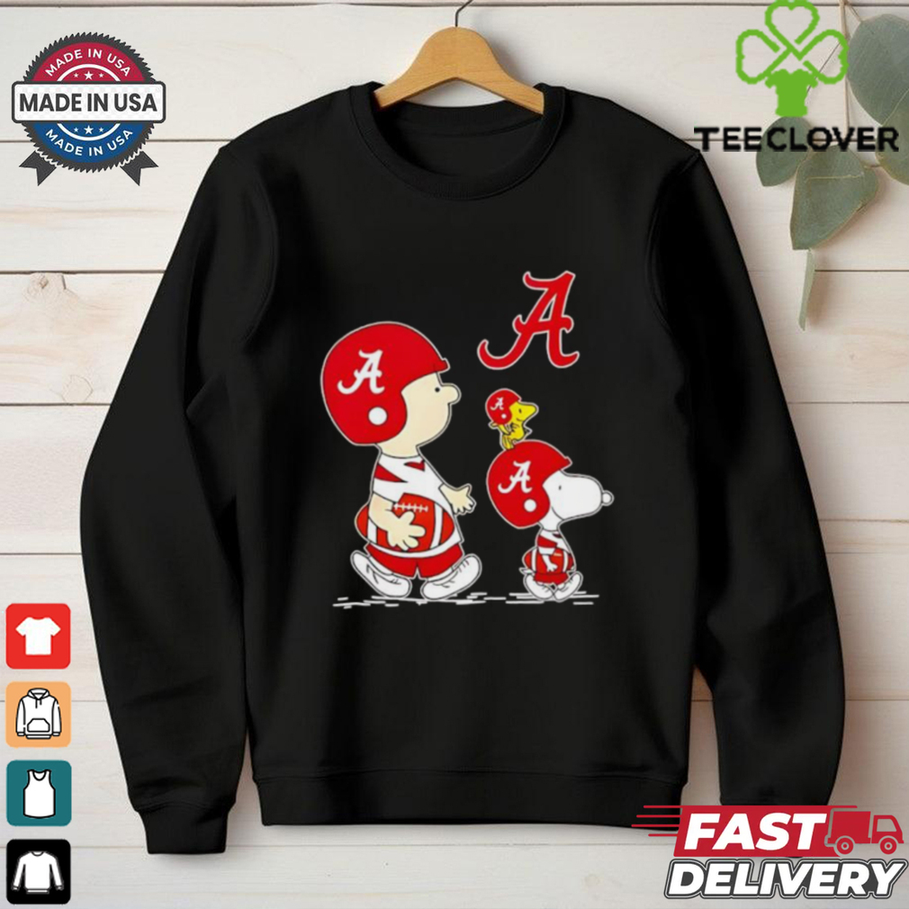 Peanuts Snoopy and Charlie Brown Alabama Crimson Tide College Football shirt Peanuts Snoopy and Charlie Brown Alabama Crimson Tide College Football shirt