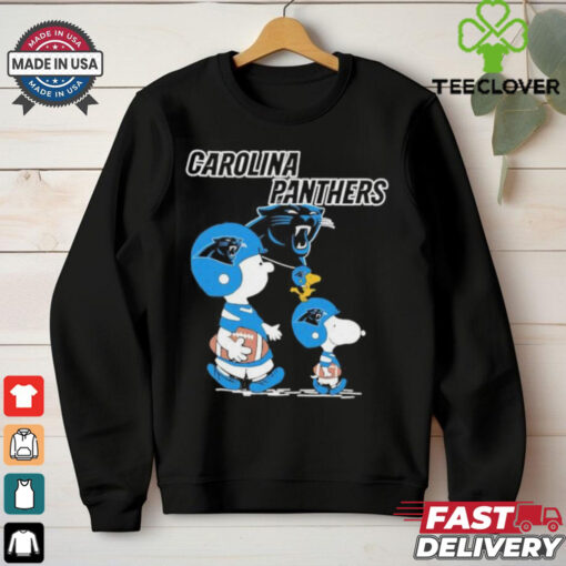 Peanuts Snoopy and Charlie Brown X Carolina Panthers shirt
