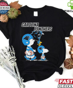Peanuts Snoopy and Charlie Brown X Carolina Panthers shirt