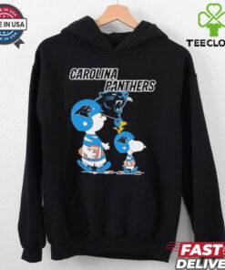 Peanuts Snoopy and Charlie Brown X Carolina Panthers shirt