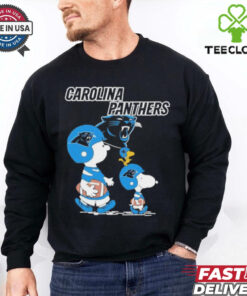 Peanuts Snoopy and Charlie Brown X Carolina Panthers shirt