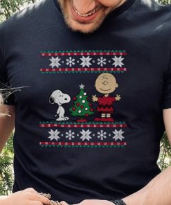Peanuts Snoopy and Charlie Christmas Long Sleeve Tshirt, Snoopy Dog, Gift For Family, Snoopy Christmas