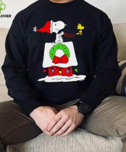 Peanuts Snoopy and Woodstock House Sleigh Christmas shirt