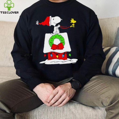 Peanuts Snoopy and Woodstock House Sleigh Christmas hoodie, sweater, longsleeve, shirt v-neck, t-shirt