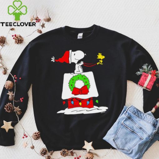 Peanuts Snoopy and Woodstock House Sleigh Christmas hoodie, sweater, longsleeve, shirt v-neck, t-shirt