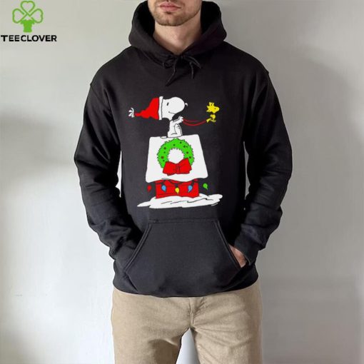 Peanuts Snoopy and Woodstock House Sleigh Christmas hoodie, sweater, longsleeve, shirt v-neck, t-shirt