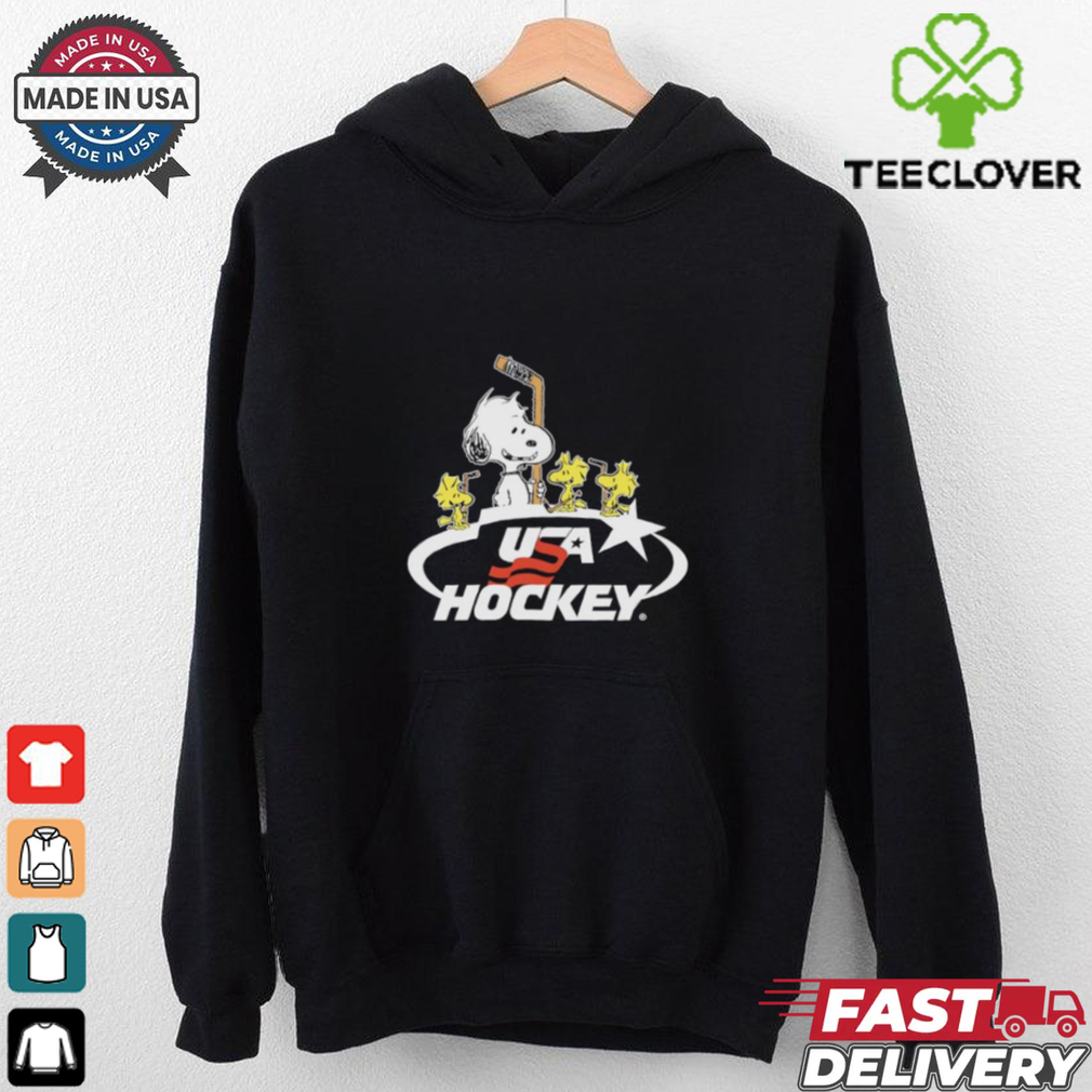 Peanuts Snoopy and Woodstocks X USA Hockey Chiclets shirt Peanuts Snoopy and Woodstocks X USA Hockey Chiclets shirt