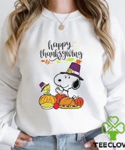 Peanuts Snoopy dog happy thanksgiving shirt