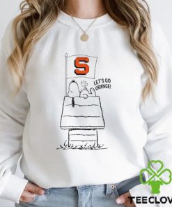 Peanuts Snoopy let’s go Syracuse Orange home game shirt