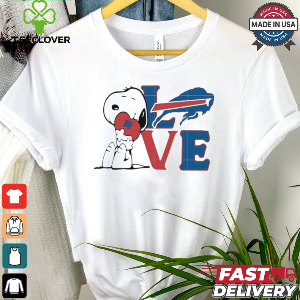 Peanuts Snoopy love Buffalo Bills shirt Peanuts Snoopy love Buffalo Bills shirt