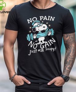 Peanuts Snoopy no pain no gain shirt