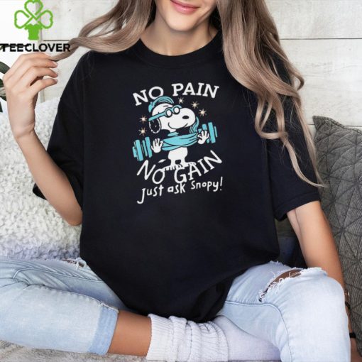 Peanuts Snoopy no pain no gain shirt