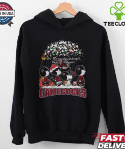 Peanuts South Carolina Gamecocks It’s The Most Wonderful Time Of The Year Winter Shirt