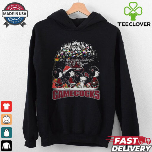 Peanuts South Carolina Gamecocks It’s The Most Wonderful Time Of The Year Winter Shirt