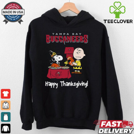 Peanuts Tampa Bay Buccaneers Football Happy Thanksgiving T Shirt