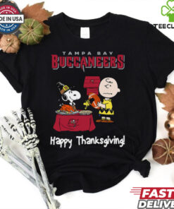 Peanuts Tampa Bay Buccaneers Football Happy Thanksgiving T Shirt