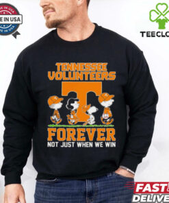 Peanuts Tennessee Volunteers forever not just when we win shirt for Fan