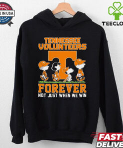 Peanuts Tennessee Volunteers forever not just when we win shirt for Fan