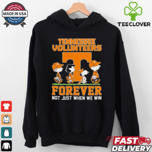 Peanuts Tennessee Volunteers forever not just when we win shirt for Fan