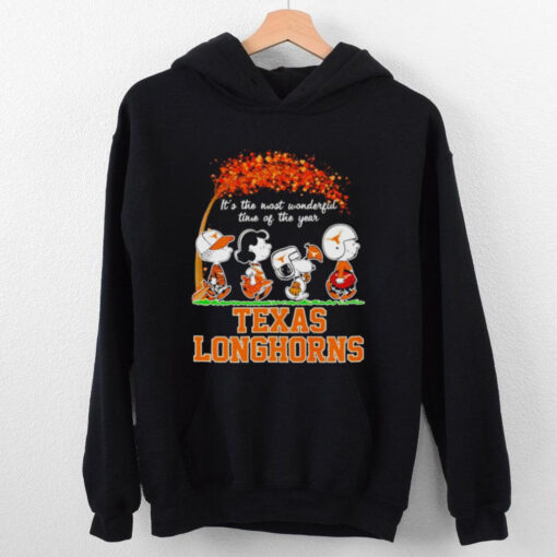 Peanuts Texas Longhorns fall it’s the most wonderful time of the year hoodie, sweater, longsleeve, shirt v-neck, t-shirt