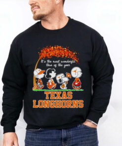 Peanuts Texas Longhorns fall it’s the most wonderful time of the year hoodie, sweater, longsleeve, shirt v-neck, t-shirt