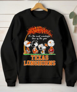 Peanuts Texas Longhorns fall it’s the most wonderful time of the year hoodie, sweater, longsleeve, shirt v-neck, t-shirt