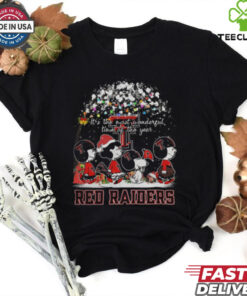 Peanuts Texas Tech Red Raiders It’s The Most Wonderful Time Of The Year Winter Shirt