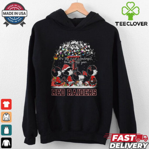 Peanuts Texas Tech Red Raiders It’s The Most Wonderful Time Of The Year Winter Shirt