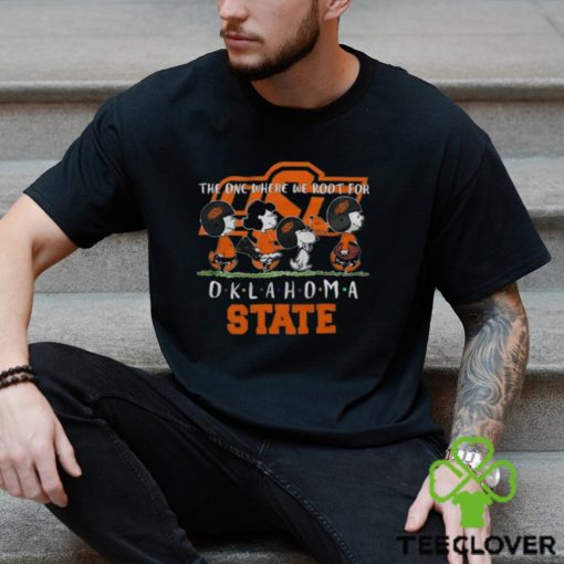 Peanuts The One Where We Root For Oklahoma State University T Shirt