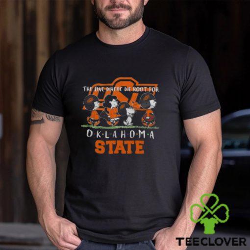 Peanuts The One Where We Root For Oklahoma State University T Shirt