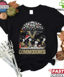 Peanuts Vanderbilt Commodores It’s The Most Wonderful Time Of The Year Winter Shirt