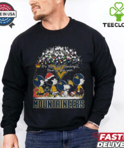 Peanuts West Virginia Mountaineers It’s The Most Wonderful Time Of The Year Winter Shirt