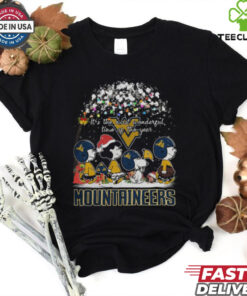Peanuts West Virginia Mountaineers It’s The Most Wonderful Time Of The Year Winter Shirt