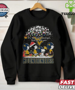 Peanuts West Virginia Mountaineers It’s The Most Wonderful Time Of The Year Winter Shirt