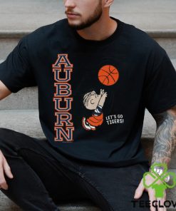 Peanuts X Auburn Basketball T Shirt