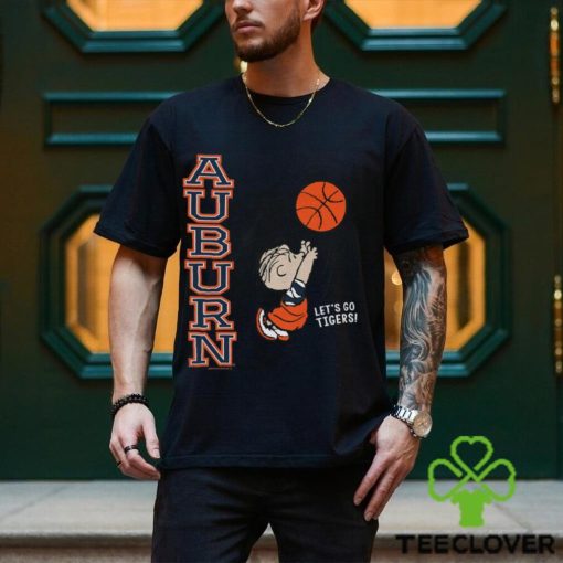 Peanuts X Auburn Basketball T Shirt
