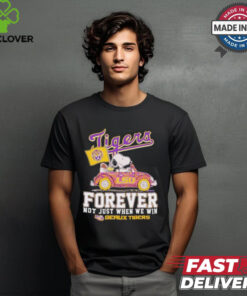 Peanuts X LSU Tigers Forever Not Just When We Win Geaux Tigers Shirt