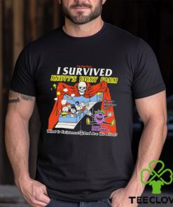 Peanuts character I’m not sure I survived knott’s berry farm what is existence and are we alive shirt