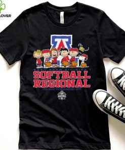Peanuts characters 2024 NCAA division I softball regional Arizona logo hoodie, sweater, longsleeve, shirt v-neck, t-shirt