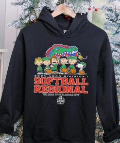 Peanuts characters 2024 NCAA division I softball regional Florida Gators logo shirt
