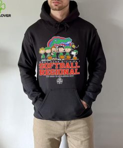 Peanuts characters 2024 NCAA division I softball regional Florida Gators logo shirt