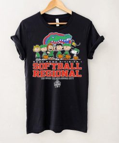 Peanuts characters 2024 NCAA division I softball regional Florida Gators logo shirt