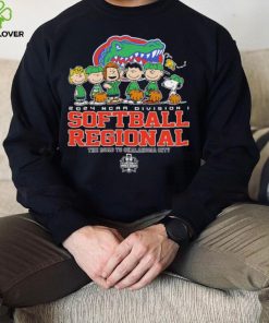 Peanuts characters 2024 NCAA division I softball regional Florida Gators logo shirt