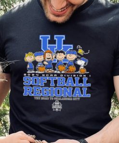 Peanuts characters 2024 NCAA division I softball regional Kentucky Wildcats logo shirt